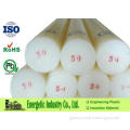 Polyamides Extruded Nylon Rod for Buffer Pads , Natural Whi
